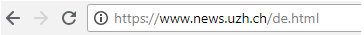 Eine sichere Webseite