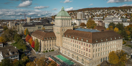 UZH Hauptgebäude Luftaufnahme